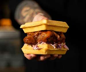 The Dirty Bird Chicken & Waffles B-Lo 2  Kensington Ave Toronto On Canada