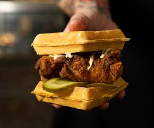 The Dirty Bird Chicken & Waffles The OG  Kensington Ave Toronto On Canada