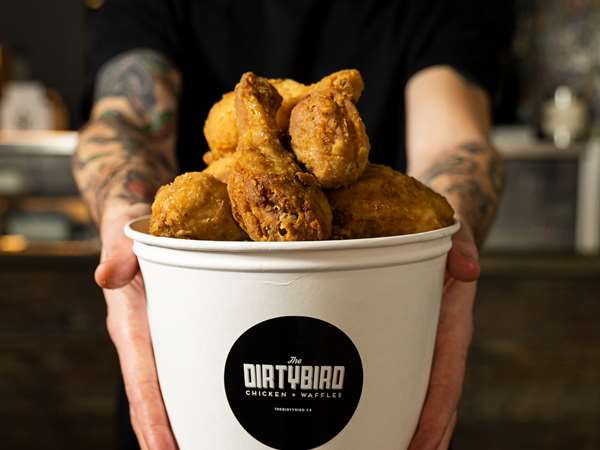 The Dirty Bird Chicken & Waffles #Northerfried 3 Kensington Ave Toronto On Canada