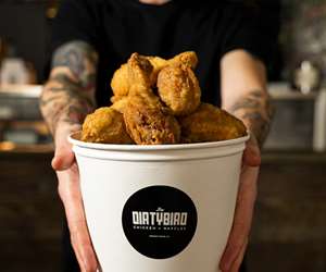 The Dirty Bird Chicken & Waffles #Northerfried 3 Kensington Ave Toronto On Canada